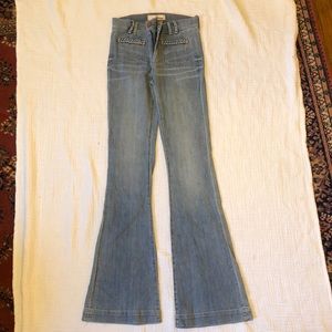 Dittos High Rise Braided 70’s Flare Jeans